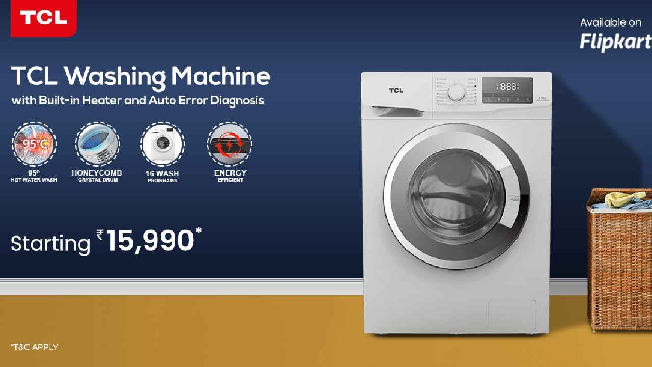 टीसीएल ने डिजिटल डिस्प्ले के साथ वॉशिंग मशीन की अपनी नई रेंज लॉन्च की, मात्र 15,990 से कीमत होती है शुरू