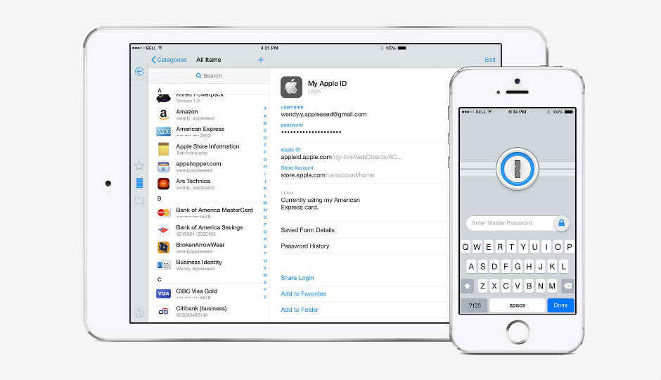 1Password app on iOS 8 will replace passwords with your fingerprint