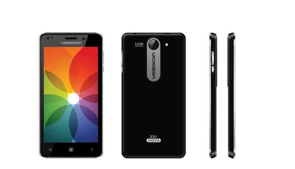 Videocon Z51 Nova launched at Rs 5,400