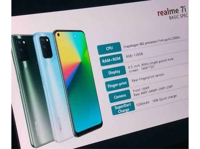 Realme 7i key specifications leaked ahead of launch