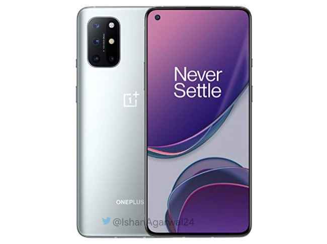 OnePlus 8T Lunar Silver leaked online