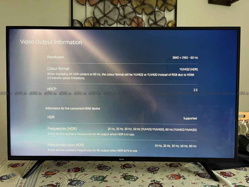 Redmi Smart TV X43 TV details.