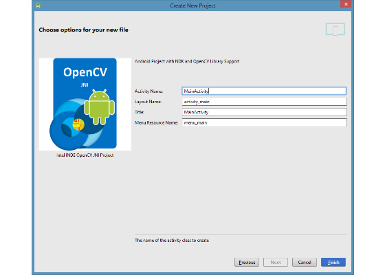 Getting Started with Intel INDE OpenCV for Android Targets