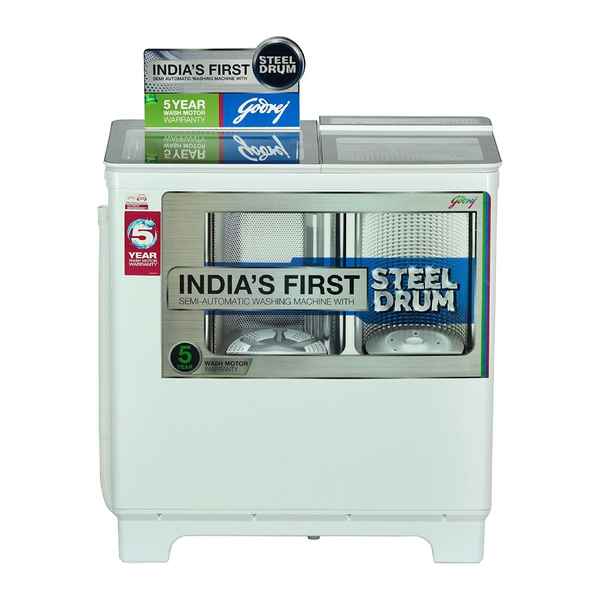 Godrej 8  Semi Automatic Top Load Washing Machine White (WS 800 PDS)