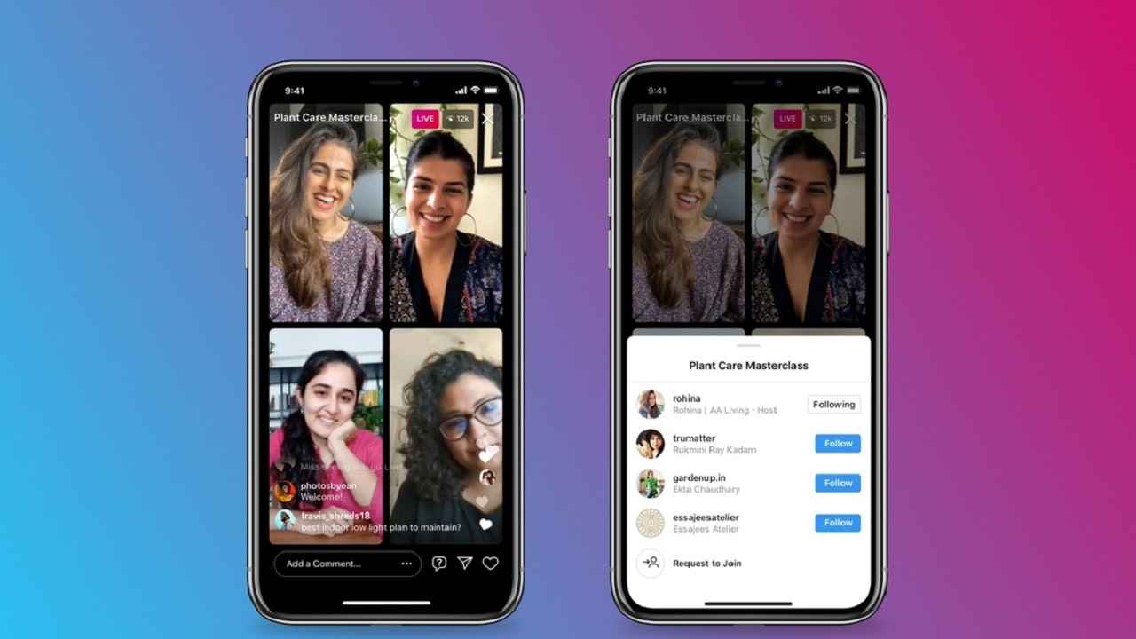 Instagram’s New ‘Live Room’ feature will let you set up live broadcast with up to four people