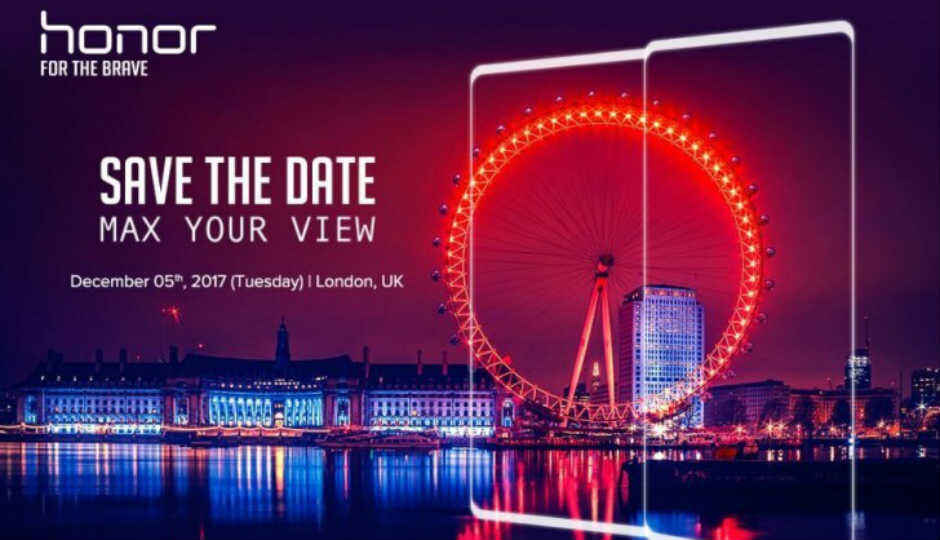Honor to launch another smartphone with bezel-less design on December 5