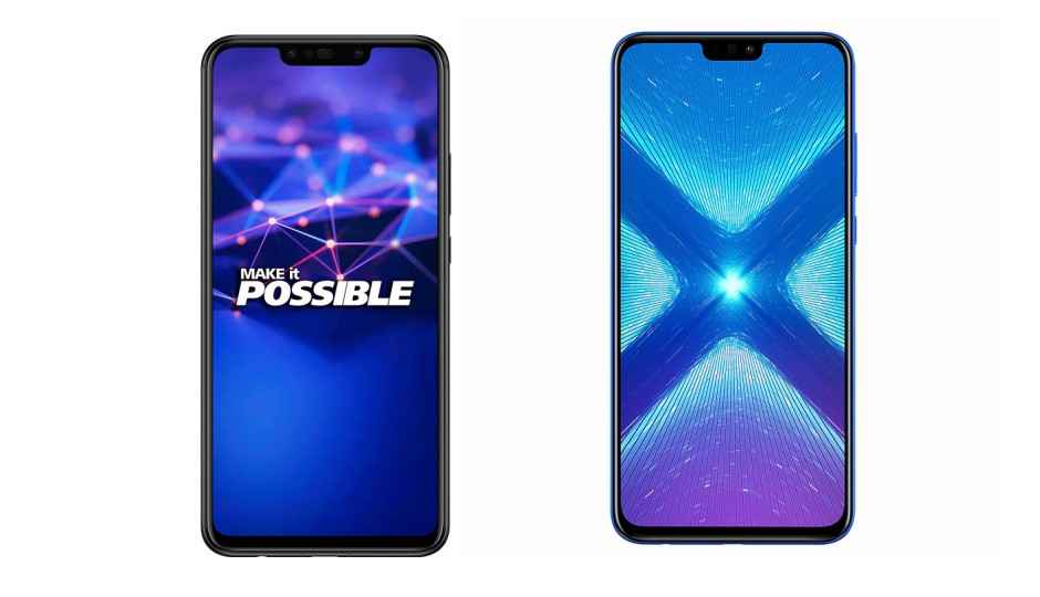 স্পেক্সের তুলনাঃ Honor 8X vs Huawei Nova 3i