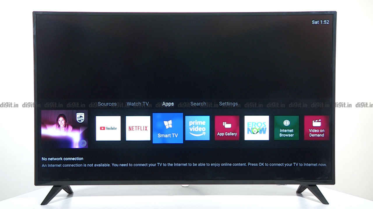Philips 55-inch 4K HDR Smart LED TV 55PUT6103S/94 Review : Good panel, bleak UI