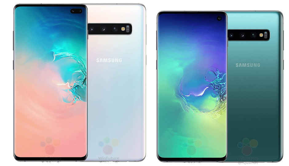 Samsung Galaxy S10 and Galaxy S10+ press renders leak in full