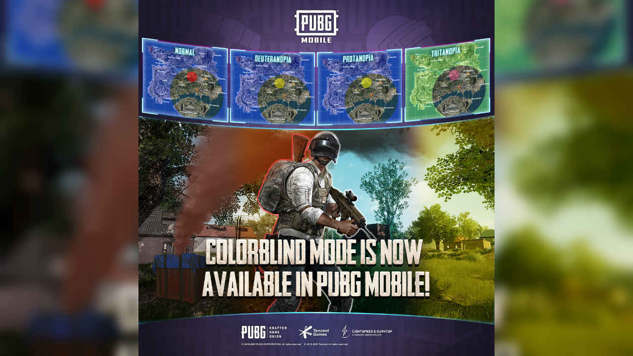 PUBG Mobile’s Colourblind mode gives people with the condition a chance to win a Chicken Dinner