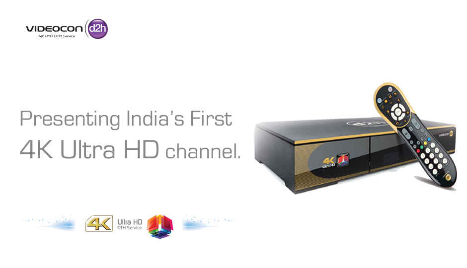 Videocon D2H launches 4K channel, new set-top box
