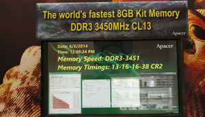 Computex 2014: World's fastest RAM kits from Apacer