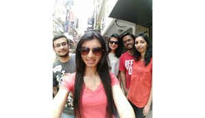 Having fun with OPPO F3’s wide angle selfie camera