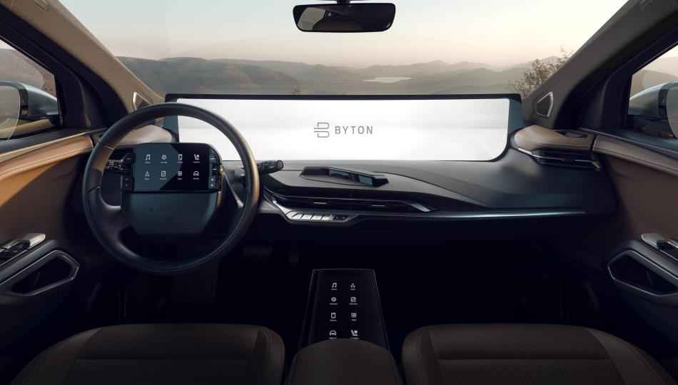 Byton M-Byte all-electric SUV to get another screen