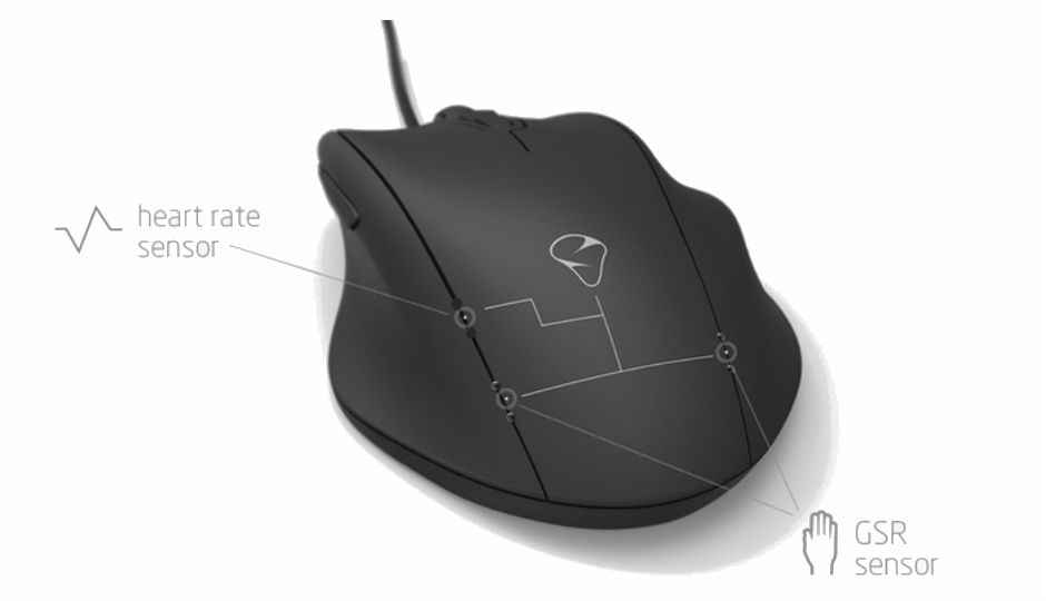 New gaming mouse tracks how your heart and skin react to games