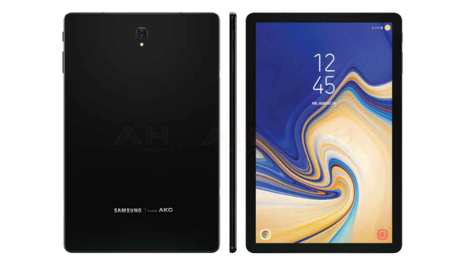 Samsung Galaxy Tab S4 White Color वेरिएंट चा प्रेस रेंडर लीक, असे असतील फीचर्स