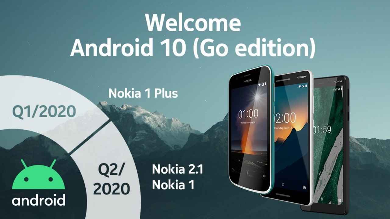Android 10 (Go edition) coming to Nokia 1, Nokia 1 Plus, Nokia 2.1, HMD confirms