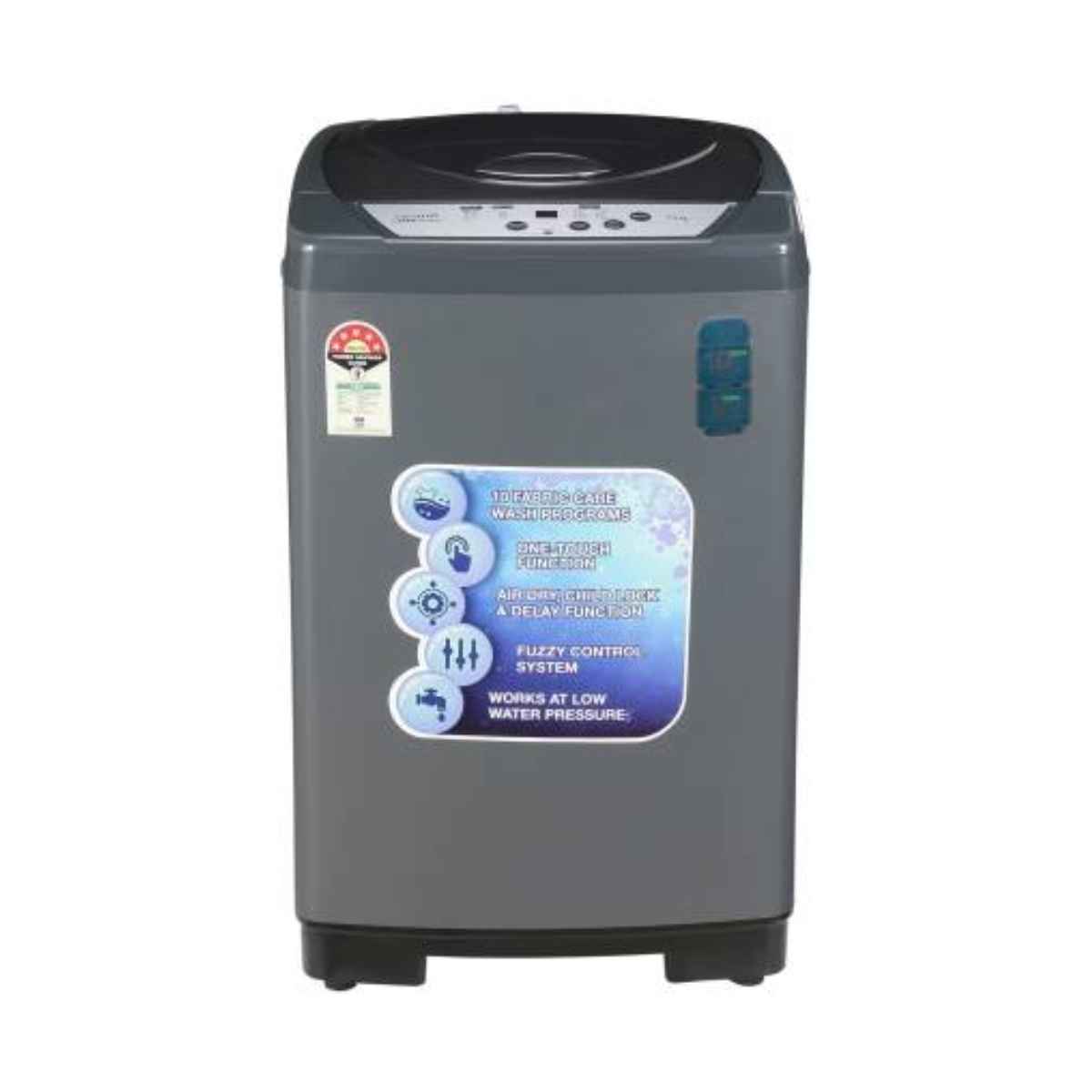 क्रोमा 7.5 kg Fully Automatic महत्त्वाचे Load washing machine (CRLWMD702STL75) 