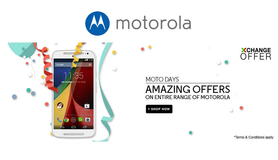Motorola marks 1st anniversary in India with offers & discounts