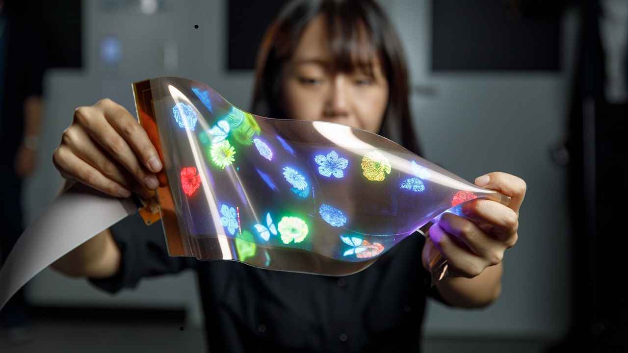 LG shows off the future of display technology with high-definition stretchable screens