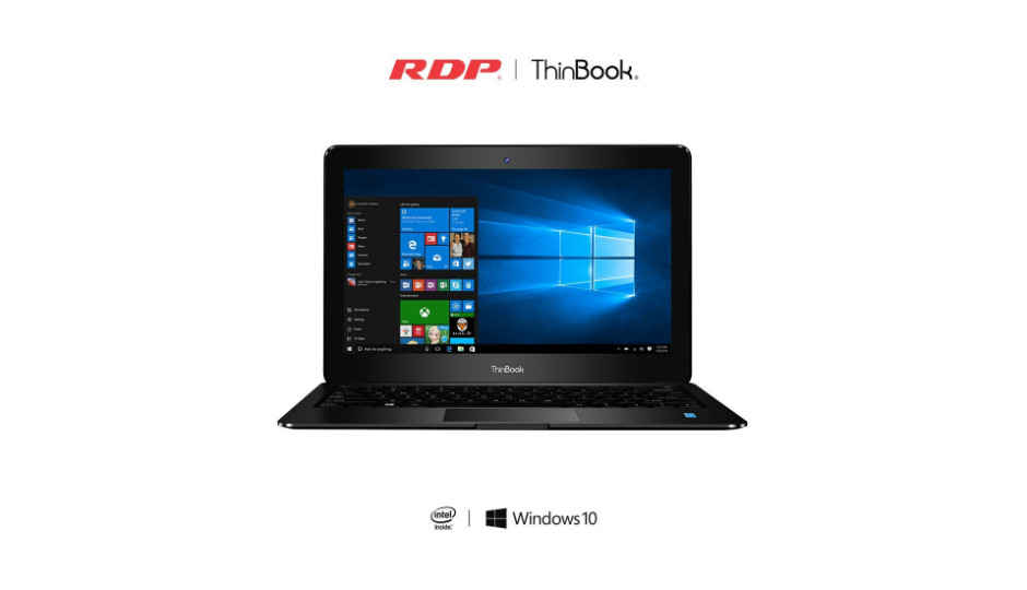 RDP Thinbook 1403p with Intel Atom processor, preloaded windows 10 launched at Rs 11,999