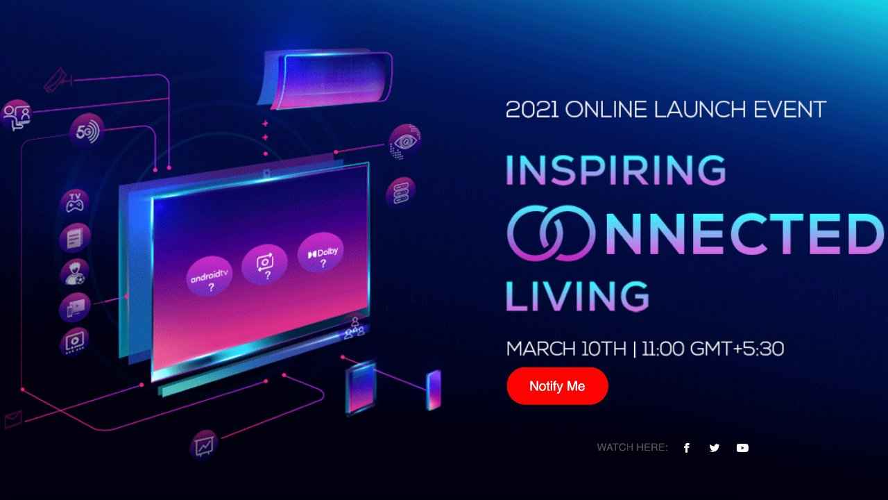 TCL to launch Android 11 TV P725 in India on March 10