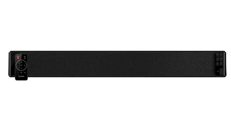Portronics Sound Slick Bluetooth sound bar launched at Rs. 3,499