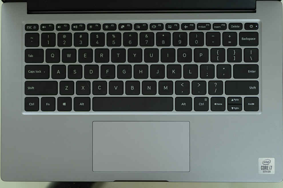 Xiaomi Mi NoteBook 14 Horizon Edition Keyboard, Trackpad performance