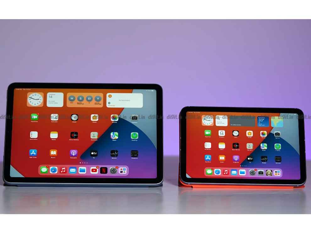 iPad Air and iPad Mini display.