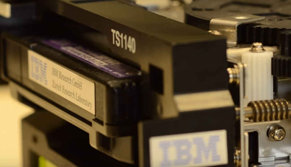 IBM sets new record, storing 330 TB uncompressed data on palm sized cartridge