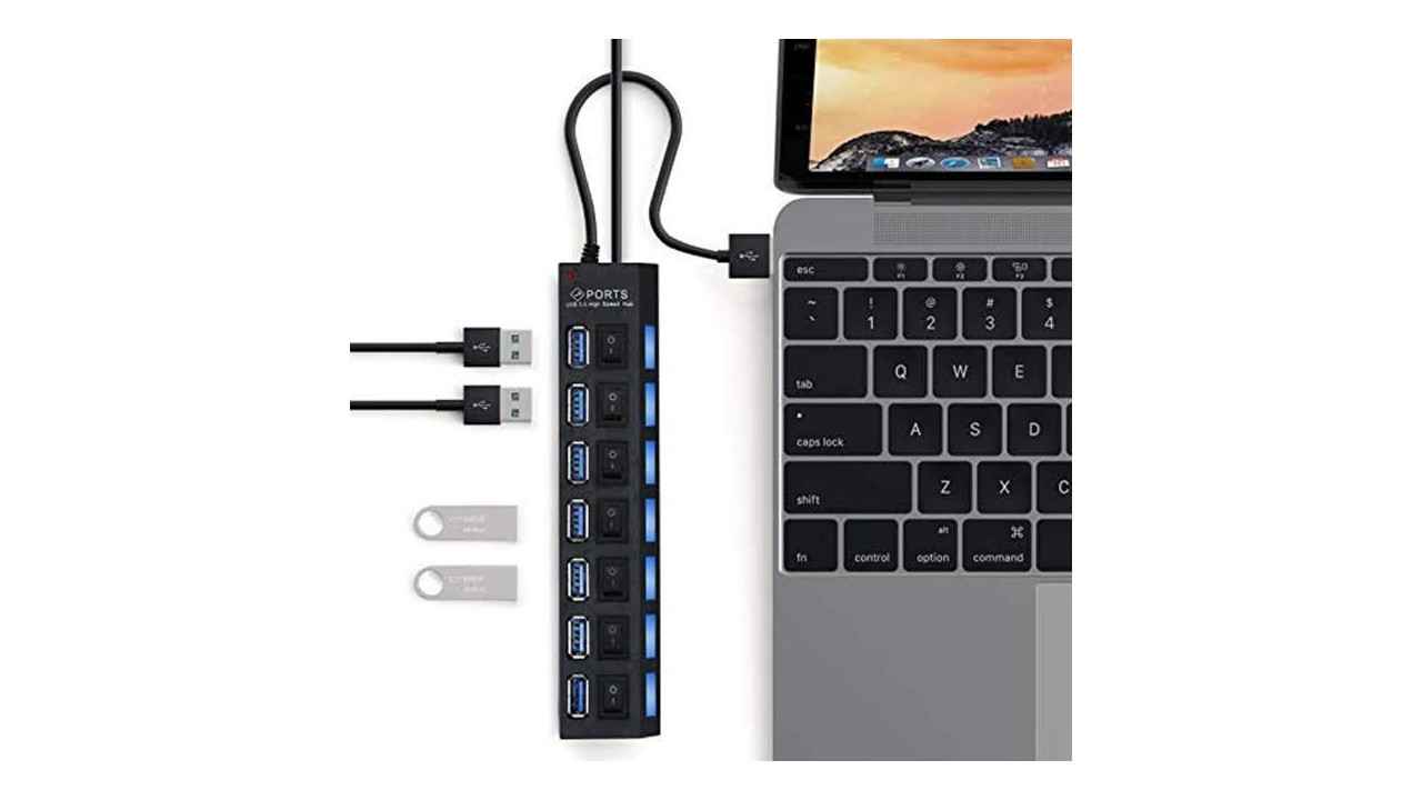 PremiumAV Launches 7 Port USB Adapter with Manual Switches