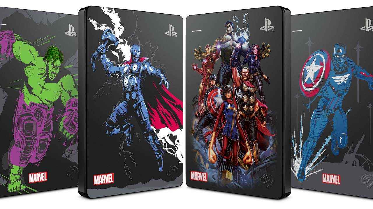 Defend the Marvel Universe with Seagate’s Game Drive for PS4 Marvel Avengers Limited Edition