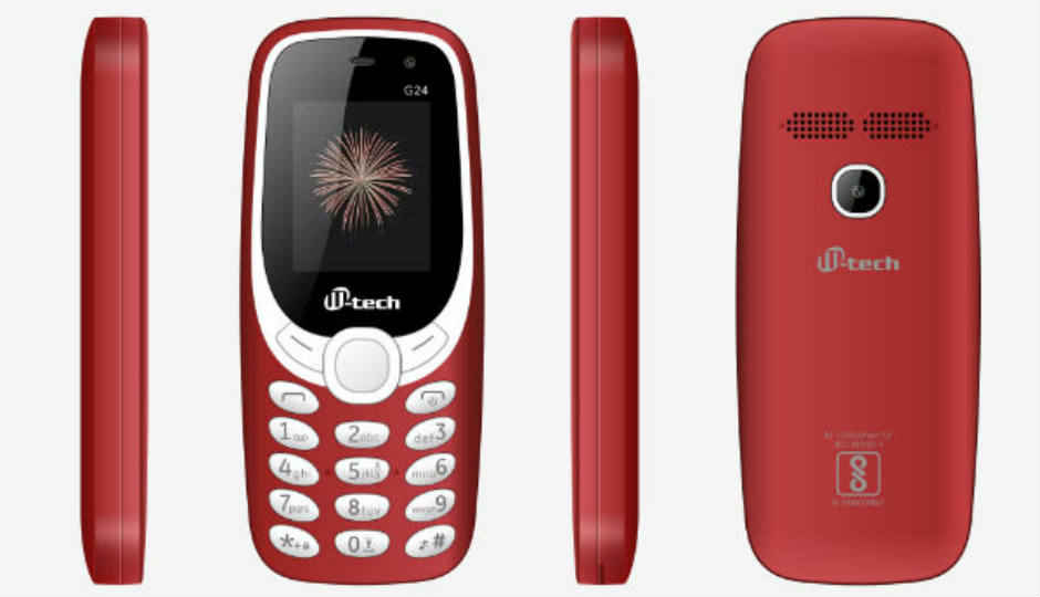 M-tech launches selfie feature phone G24 at Rs 899