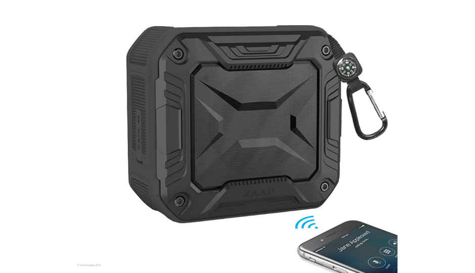 ZAAP Aqua Boom bluetooth speaker with 360-degree surround sound