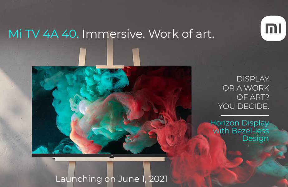 Xiaomi Mi TV 4A 40-inch Horizon Edition to launch in India on June 1