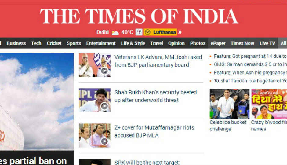 TOI wants access to all of its journalists’ Facebook, Twitter accounts