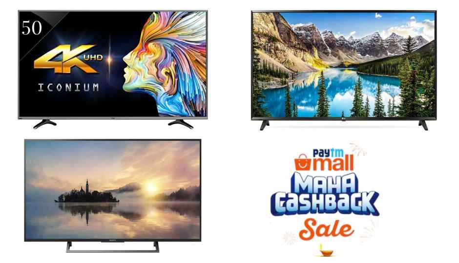 Paytm Mall Maha Cashback Sale Day 2: Best TV deals