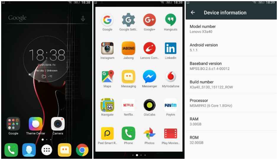 Lenovo Vibe X3: In Pictures Lenovo Vibe X3: In Pictures