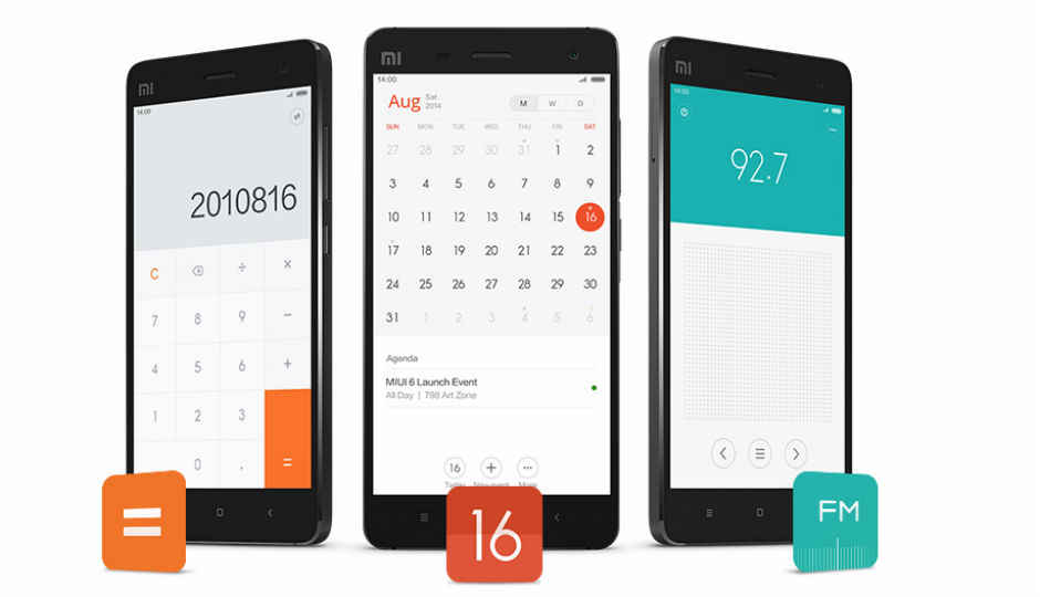 Xiaomi reveals MiUI 6, boasts of a flatter design but UI appears similar to iOS