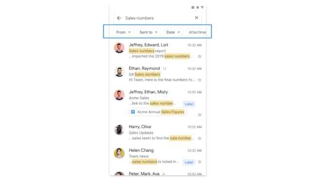 Gmail Search Filter Update: Rollout and Availability 