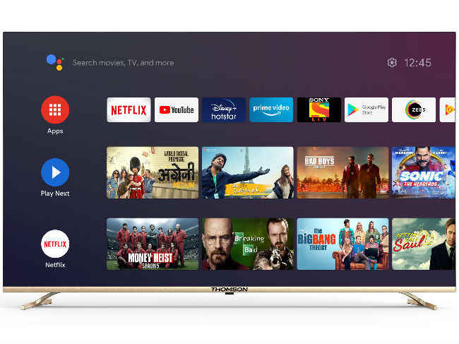 Thomson TV running on the Android TV platform
