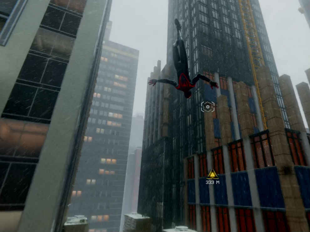 Swinging through the city is fun in Spider-man Miles Morales. 