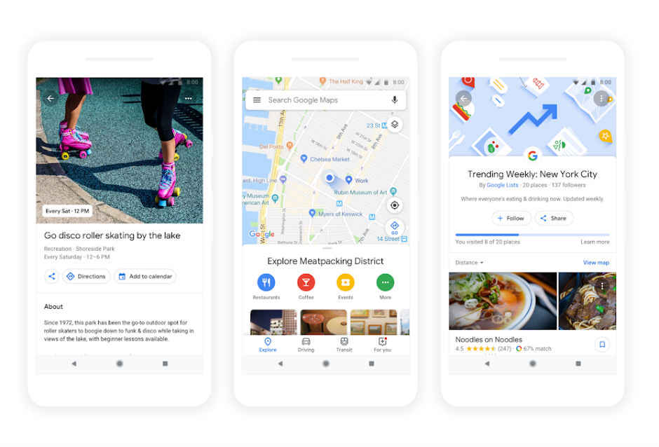 Find best hangout spots with redesigned Explore tab in Google Maps