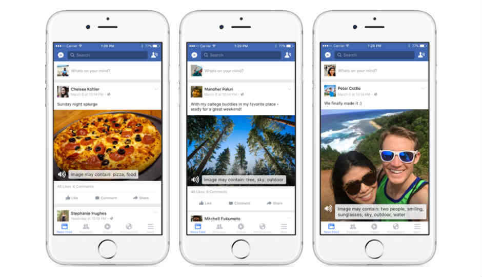 Facebook’s new AI will describe photos to the visually impaired