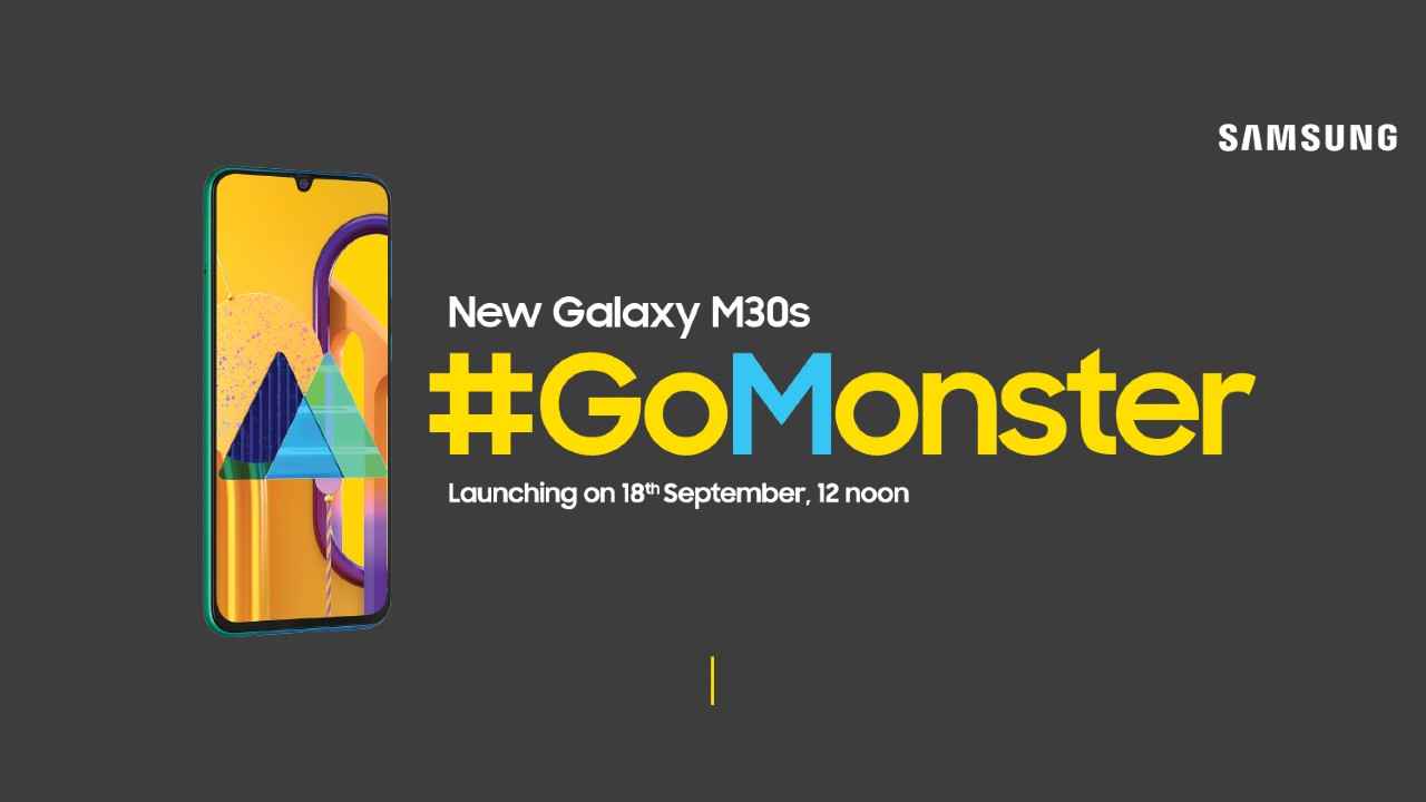 Samsung Galaxy M30s India launch set for September 18, listed on Amazon.in