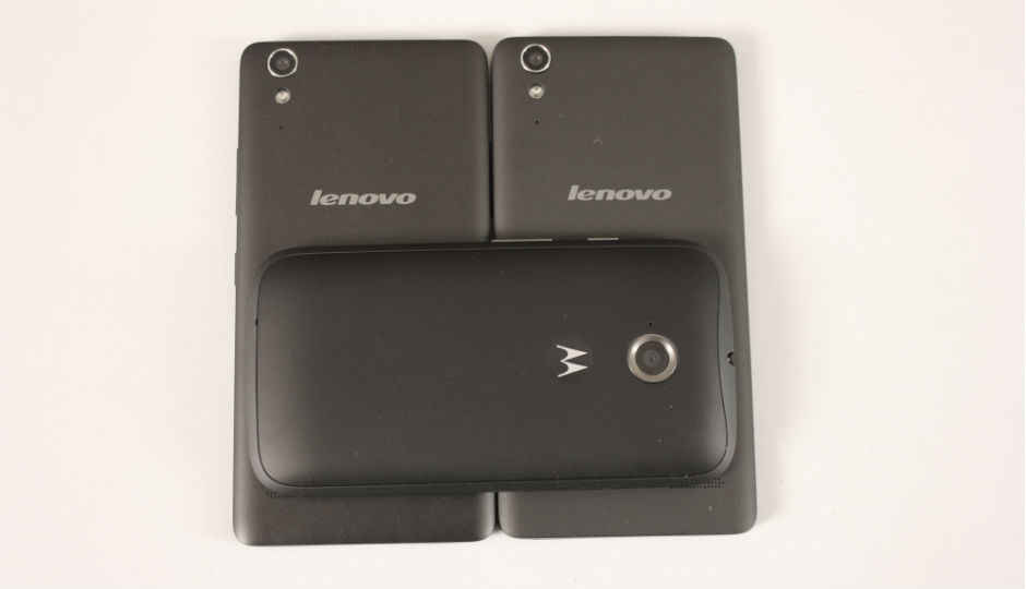 मोटो ई 4G बनाम लेनोवो ए6000 बनाम लेनोवो ए6000 प्लस: बेंचमार्क और बैटरी की तुलना