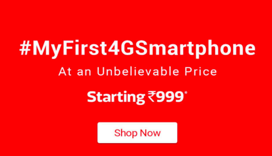 वोडाफोन और फ्लिपकार्ट  ने Intex Aqua A4 और Swipe Elite Star 4G को 999 रुपये में पेश करने के लिये की पार्टनरशिप
