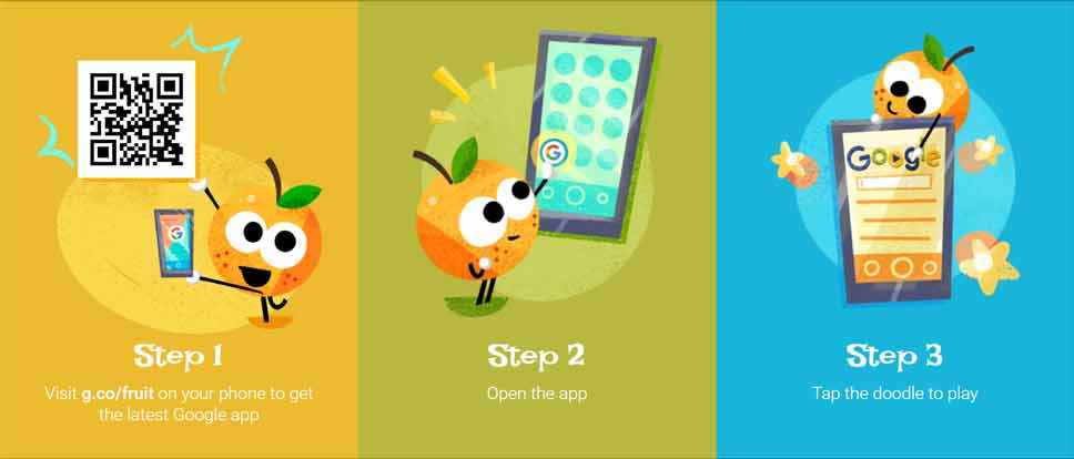 Google celebrates Rio Olympics with 2016 Doodle Fruit Games