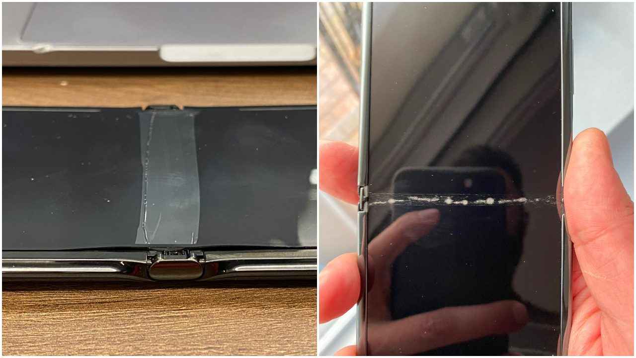 Motorola Razr’s screen peels off after one week, Samsung Galaxy Z Flip