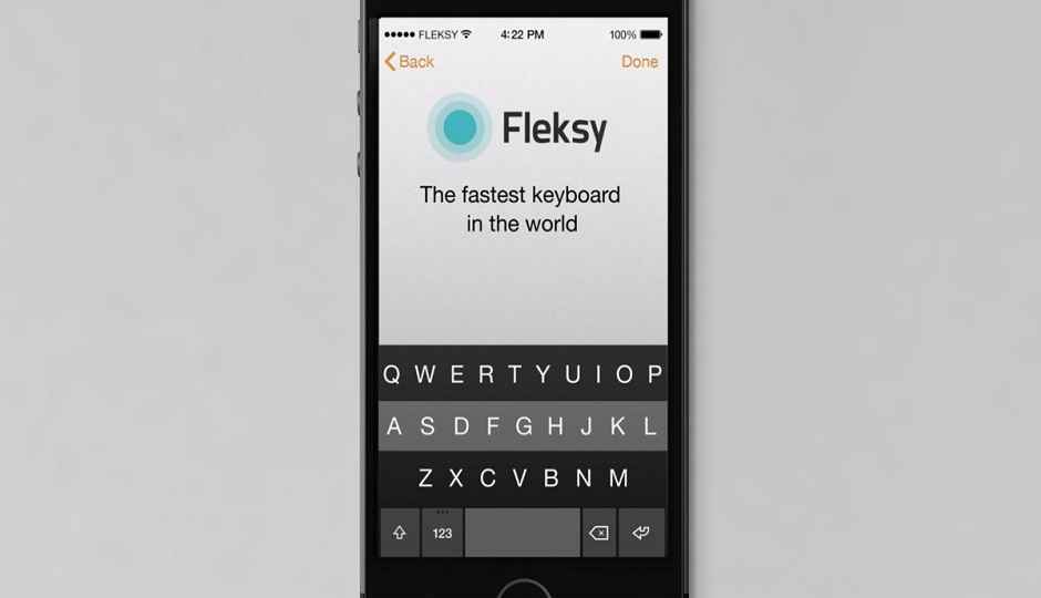 తెలియని యాప్ 1 : Fleksy Keyboard